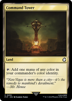 Command Tower (259) [Fallout] foil - Deck Out Gaming