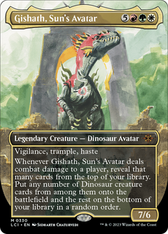 Gishath, Sun's Avatar (330) [The Lost Caverns of Ixalan] foil - Deck Out Gaming