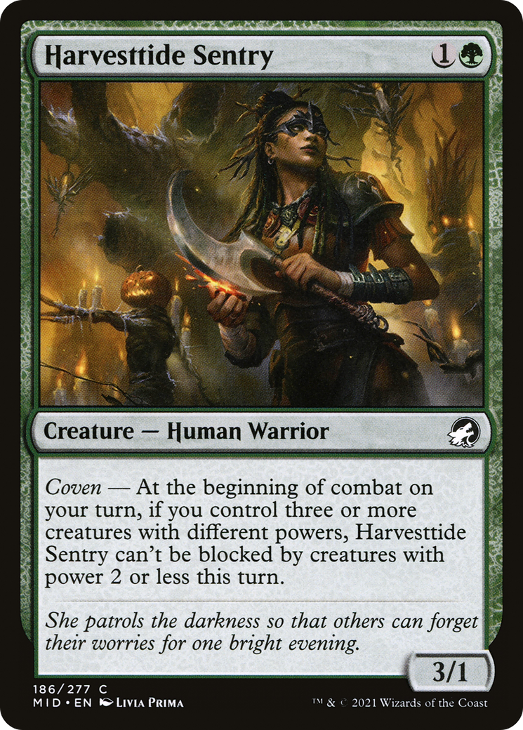 Harvesttide Sentry (186) [Innistrad: Midnight Hunt] foil - Deck Out Gaming
