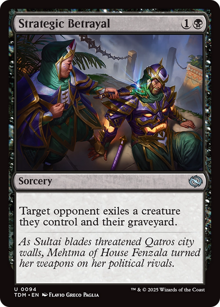 Strategic Betrayal (94) [Tarkir: Dragonstorm] foil - Deck Out Gaming