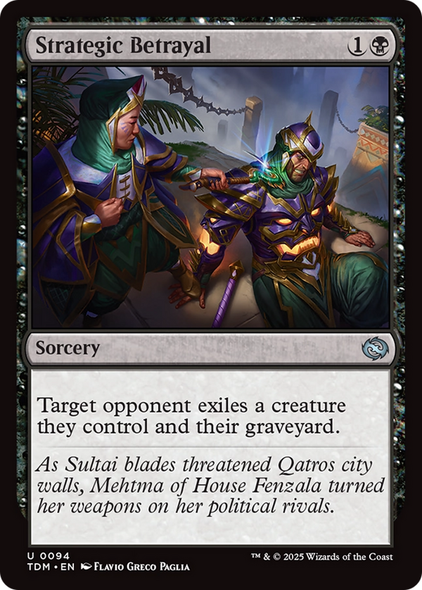 Strategic Betrayal (94) [Tarkir: Dragonstorm] foil - Deck Out Gaming