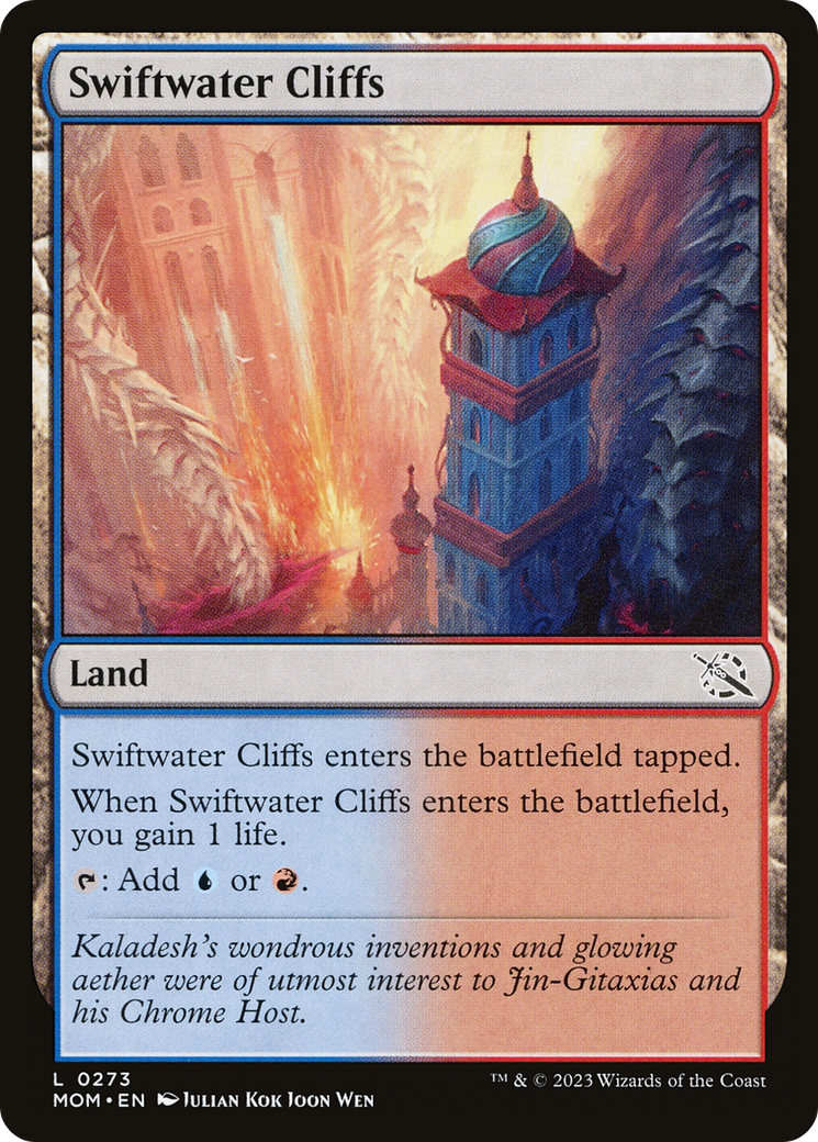 Swiftwater Cliffs (273) [March of the Machine] foil - Deck Out Gaming