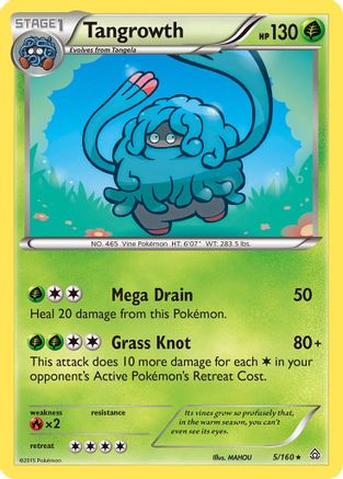 Tangrowth (5) [XY - Primal Clash] Reverse Holofoil - Deck Out Gaming