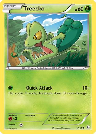 Treecko (6) [XY - Primal Clash] - Deck Out Gaming