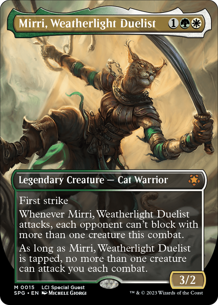 Mirri, Weatherlight Duelist (Borderless) (15) [Special Guests] - Deck Out Gaming