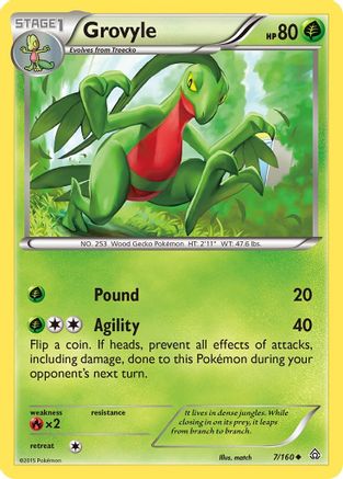 Grovyle (7) [XY - Primal Clash] - Deck Out Gaming