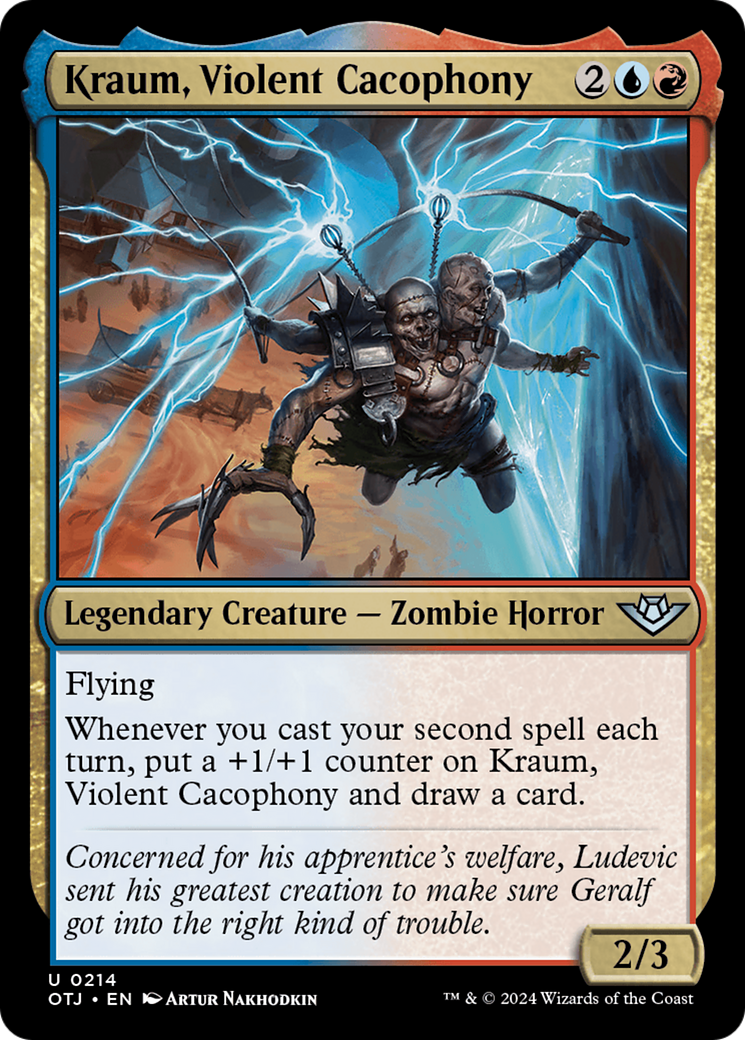 Kraum, Violent Cacophony (214) [Outlaws of Thunder Junction] - Deck Out Gaming