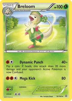 Breloom (16) [XY - Primal Clash] Reverse Holofoil - Deck Out Gaming