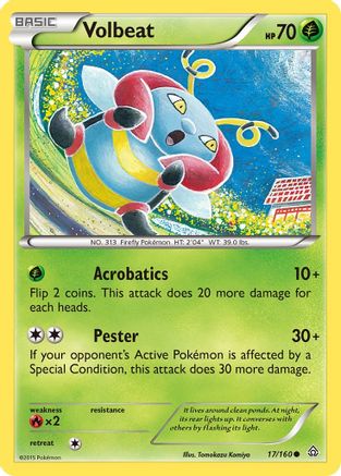 Volbeat (17) [XY - Primal Clash] Reverse Holofoil - Deck Out Gaming