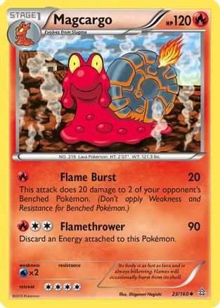 Magcargo (23) [XY - Primal Clash] Reverse Holofoil - Deck Out Gaming