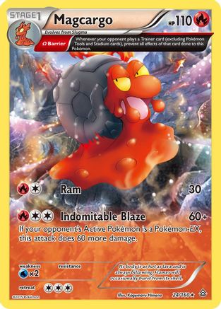 Magcargo (Omega) (24) [XY - Primal Clash] Reverse Holofoil - Deck Out Gaming