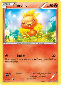 Torchic (25) [XY - Primal Clash] Reverse Holofoil - Deck Out Gaming