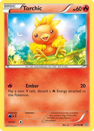 Torchic (25) [XY - Primal Clash] Reverse Holofoil - Deck Out Gaming