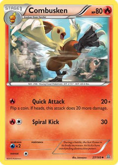 Combusken (27) [XY - Primal Clash] Reverse Holofoil - Deck Out Gaming