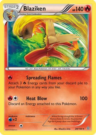 Blaziken (28) [XY - Primal Clash] Reverse Holofoil - Deck Out Gaming