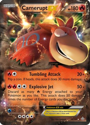 Camerupt EX (29) [XY - Primal Clash] Holofoil - Deck Out Gaming