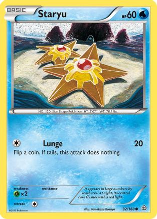 Staryu (32) [XY - Primal Clash] Reverse Holofoil - Deck Out Gaming