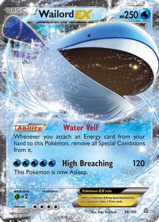 Wailord EX (38) [XY - Primal Clash] Holofoil - Deck Out Gaming