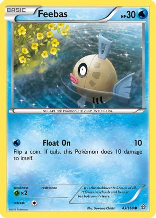 Feebas (43) [XY - Primal Clash] Reverse Holofoil - Deck Out Gaming