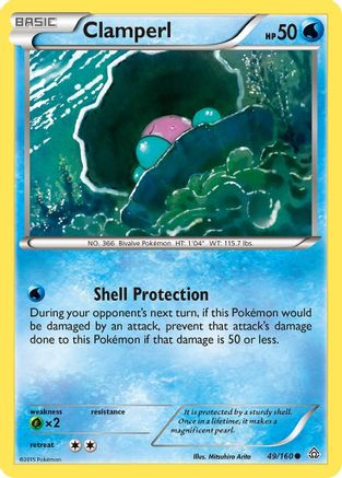 Clamperl (49) [XY - Primal Clash] Reverse Holofoil - Deck Out Gaming