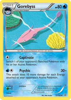 Gorebyss (51) [XY - Primal Clash] Reverse Holofoil - Deck Out Gaming