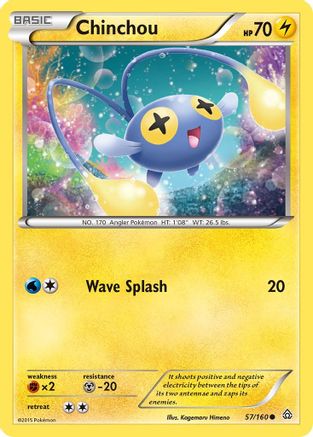 Chinchou (57) [XY - Primal Clash] Reverse Holofoil - Deck Out Gaming