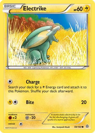 Electrike (59) [XY - Primal Clash] Reverse Holofoil - Deck Out Gaming