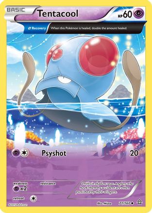 Tentacool (Alpha) (71) [XY - Primal Clash] Reverse Holofoil - Deck Out Gaming