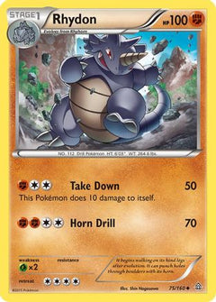 Rhydon (75) [XY - Primal Clash] Reverse Holofoil - Deck Out Gaming