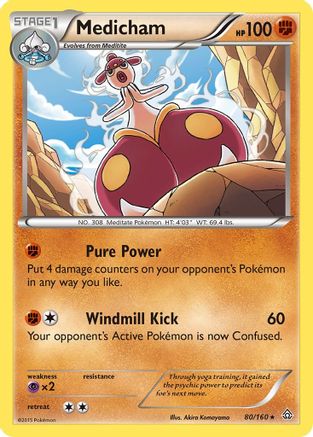 Medicham (80) [XY - Primal Clash] Reverse Holofoil - Deck Out Gaming