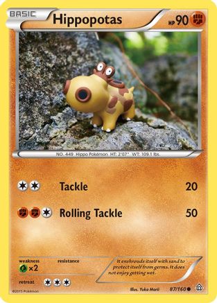 Hippopotas (87) [XY - Primal Clash] - Deck Out Gaming