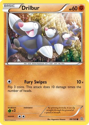 Drilbur (89) [XY - Primal Clash] - Deck Out Gaming