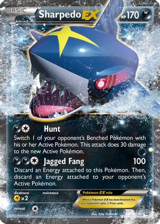 Sharpedo EX (91) [XY - Primal Clash] Holofoil - Deck Out Gaming