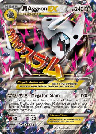 M Aggron EX (94) [XY - Primal Clash] Holofoil - Deck Out Gaming