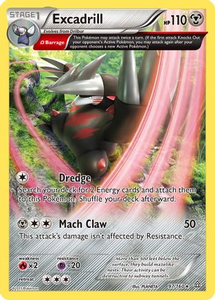 Excadrill (Omega) (97) [XY - Primal Clash] Reverse Holofoil - Deck Out Gaming