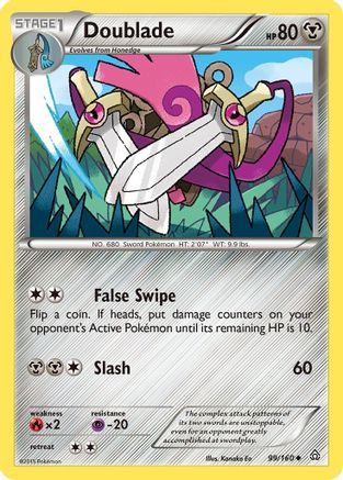 Doublade (99) [XY - Primal Clash] - Deck Out Gaming