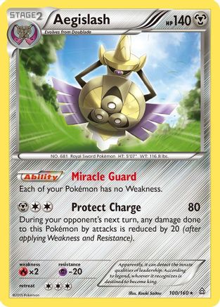 Aegislash (100) [XY - Primal Clash] Holofoil - Deck Out Gaming