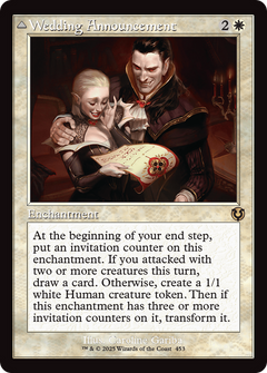 Wedding Announcement (Retro Frame) (453) [Innistrad Remastered] foil - Deck Out Gaming