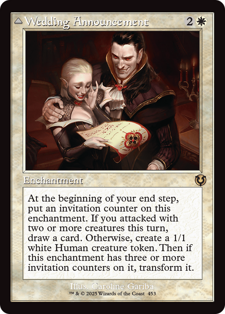Wedding Announcement (Retro Frame) (453) [Innistrad Remastered] foil - Deck Out Gaming