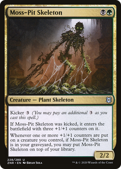 Moss-Pit Skeleton (228) [Zendikar Rising] foil - Deck Out Gaming