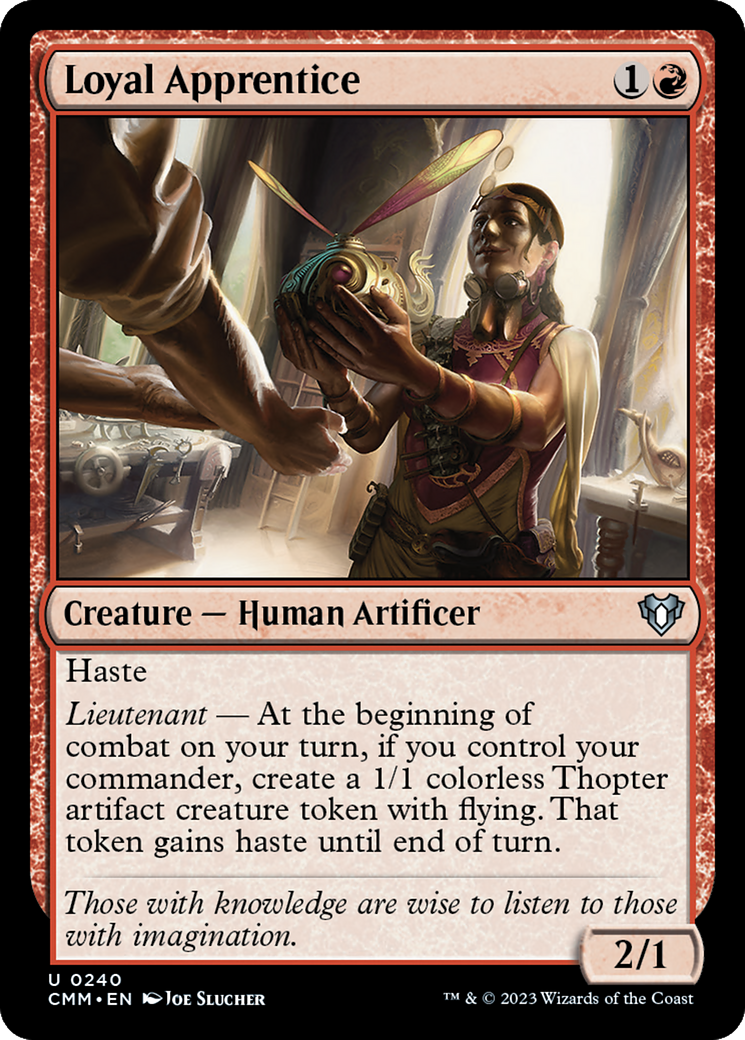 Loyal Apprentice (240) [Commander Masters] - Deck Out Gaming