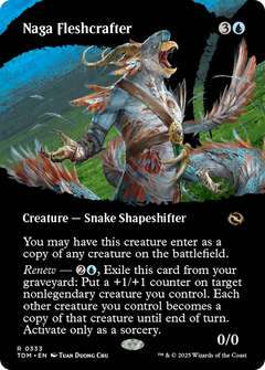 Naga Fleshcrafter (Borderless) (333) [Tarkir: Dragonstorm] foil - Deck Out Gaming