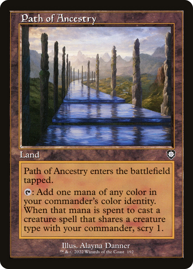 Path of Ancestry (Retro Frame) (192) [The Brothers' War Commander] - Deck Out Gaming