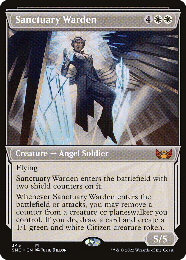 Sanctuary Warden (Showcase) (343) [Streets of New Capenna] foil - Deck Out Gaming