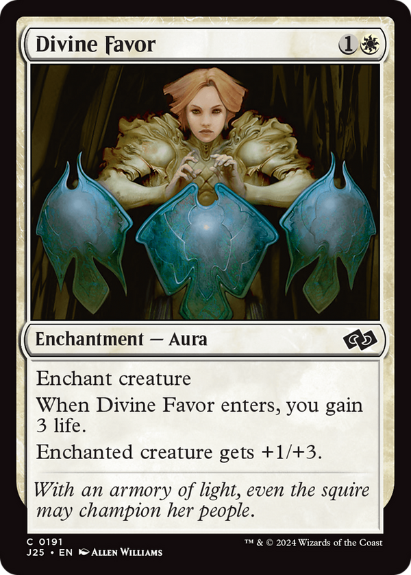 Divine Favor (191) [Foundations Jumpstart] - Deck Out Gaming