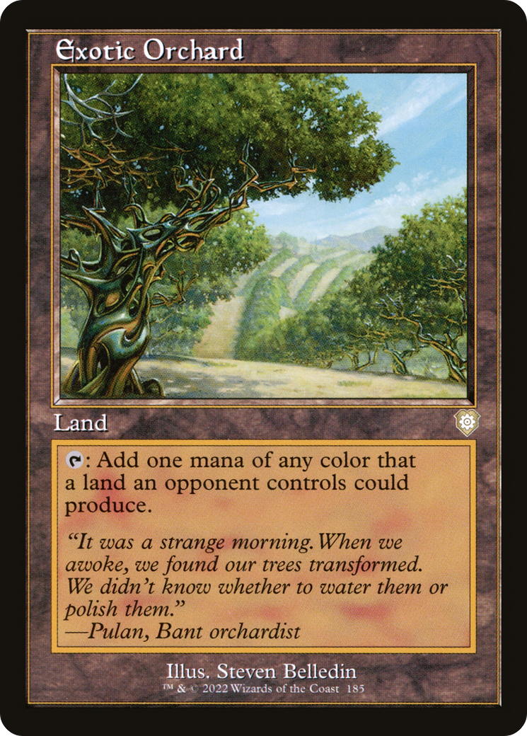 Exotic Orchard (Retro Frame) (185) [Commander: The Brothers' War] - Deck Out Gaming