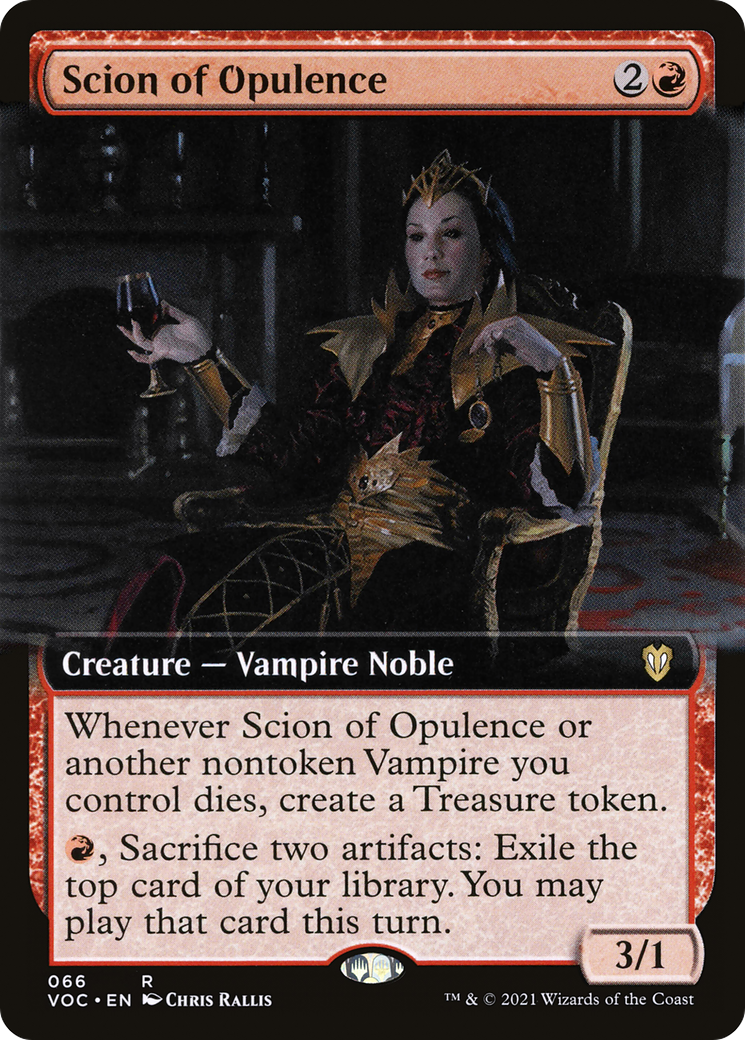 Scion of Opulence (Extended Art) (66) [Commander: Innistrad: Crimson Vow] - Deck Out Gaming