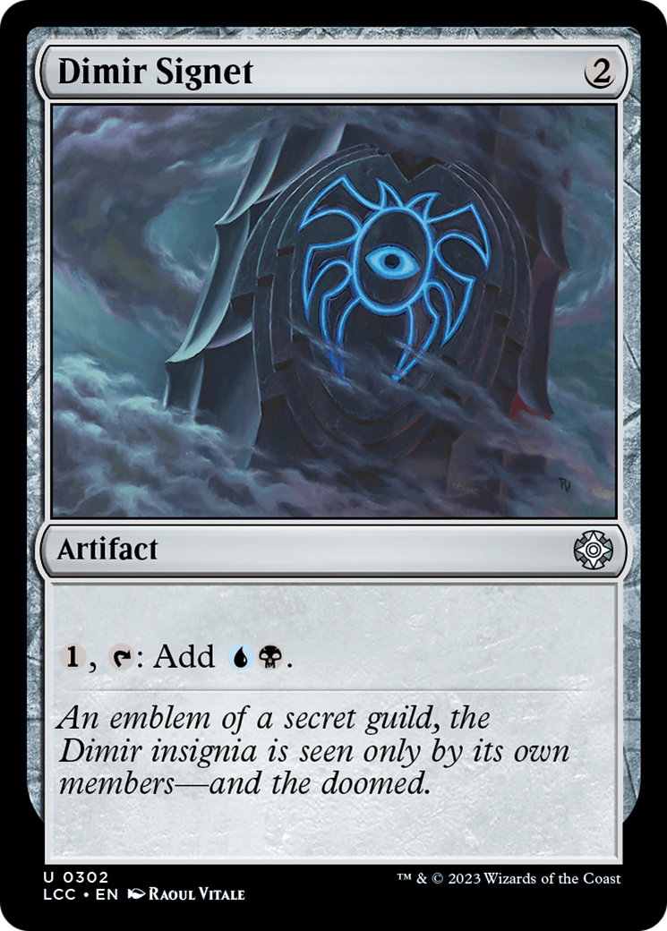 Dimir Signet (302) [The Lost Caverns of Ixalan Commander] - Deck Out Gaming