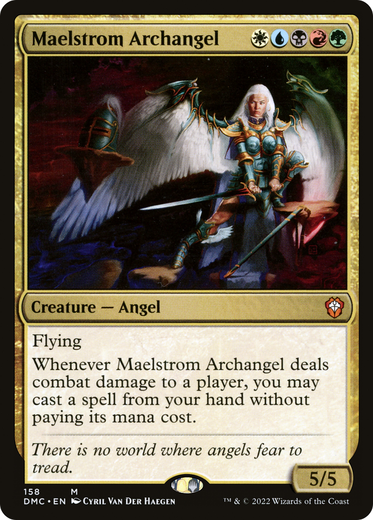 Maelstrom Archangel (158) [Commander: Dominaria United] - Deck Out Gaming