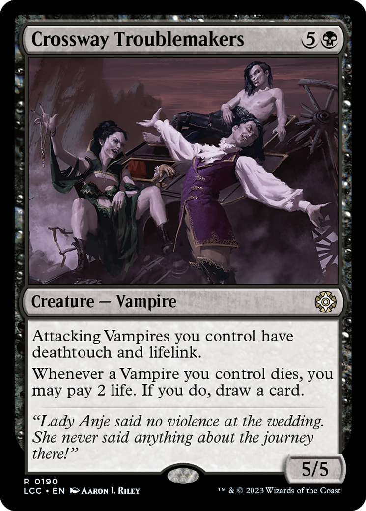 Crossway Troublemakers (190) [The Lost Caverns of Ixalan Commander] - Deck Out Gaming